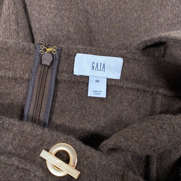 GAP x CULT GAIA Brown Wool Blend Mini Dress - Picture 6 of 8